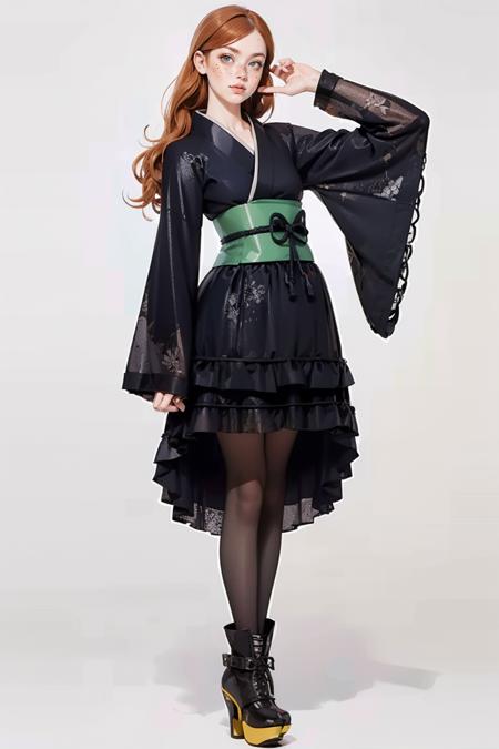 Gothic kimono dress store